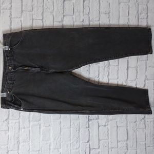 Wrangler Big Men's Black Straight Leg Jeans Black Waist 44 44x30